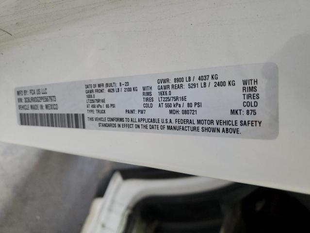 3C6LRVDG2PE567973 - 2023 RAM PROMASTER 2500 HIGH Weiß Foto 13