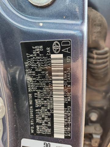 2T1BURHE2HC877785 - 2017 TOYOTA COROLLA L GRAY photo 13