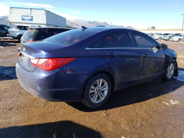 5NPEB4AC9DH669313 - 2013 HYUNDAI SONATA GLS BLUE photo 3