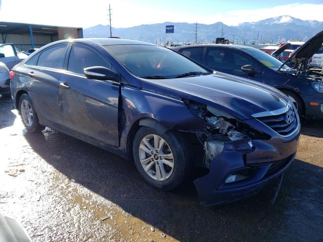 5NPEB4AC9DH669313 - 2013 HYUNDAI SONATA GLS BLUE photo 4