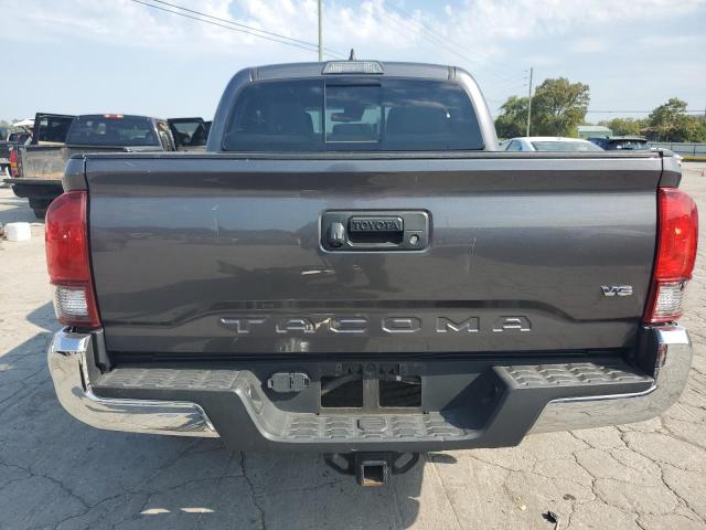 5TFAZ5CN1KX086685 - 2019 TOYOTA TACOMA DOUBLE CAB GRAY photo 6