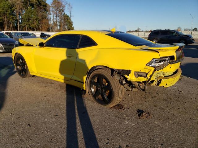 2G1FC1E3XE9263340 - 2014 CHEVROLET CAMARO LT YELLOW photo 2