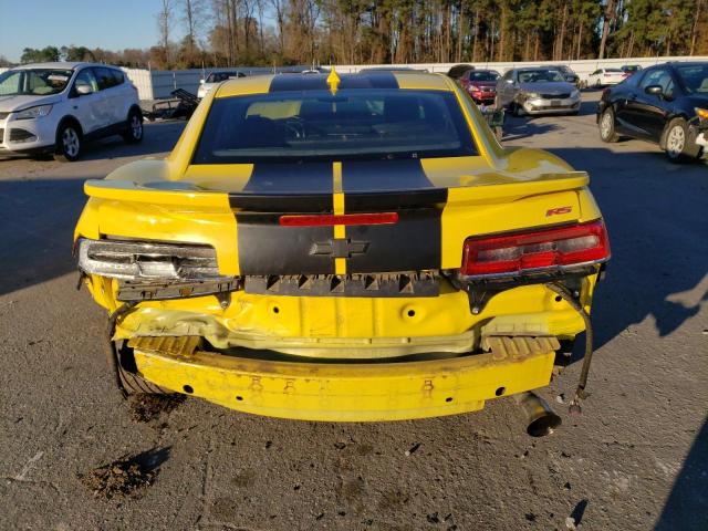 2G1FC1E3XE9263340 - 2014 CHEVROLET CAMARO LT YELLOW photo 6