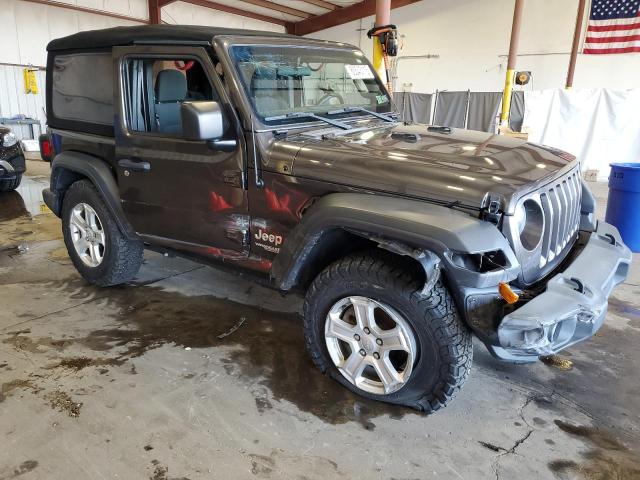 1C4GJXAN7JW179618 - 2018 JEEP WRANGLER SPORT ნაცრისფერი ფოტო 4