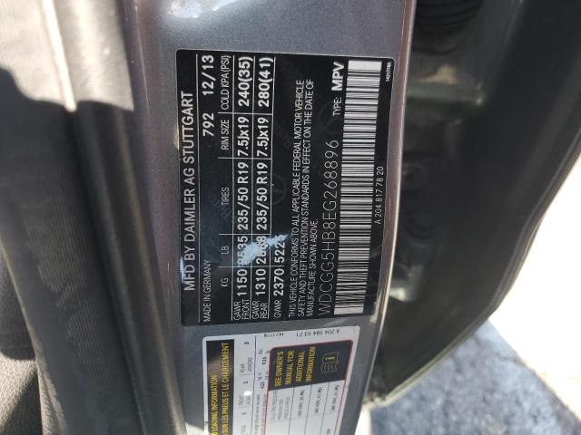 WDCGG5HB8EG268896 - 2014 MERCEDES-BENZ GLK 350 银色 照片 14