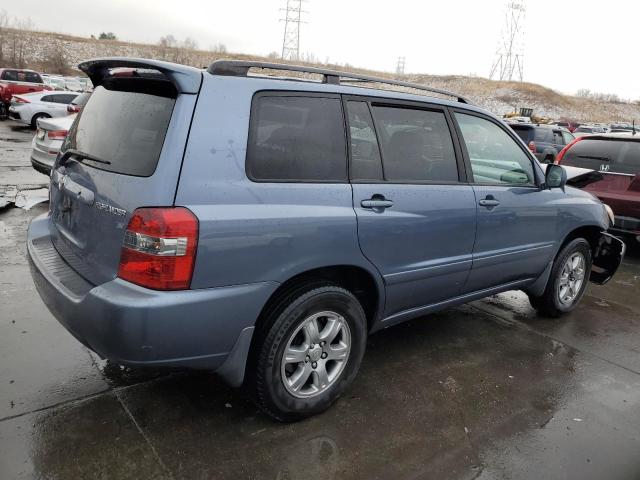 JTEHP21AX70193958 - 2007 TOYOTA HIGHLANDER SPORT BLUE photo 3