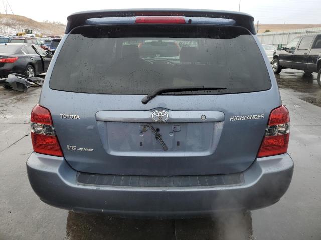 JTEHP21AX70193958 - 2007 TOYOTA HIGHLANDER SPORT BLUE photo 6