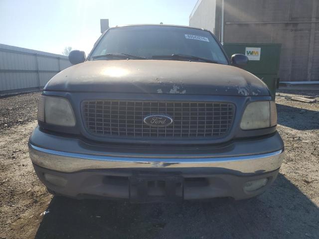 1FMRU17L61LA09704 - 2001 FORD EXPEDITION EDDIE BAUER BLUE photo 5