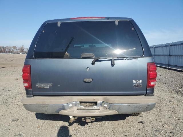 1FMRU17L61LA09704 - 2001 FORD EXPEDITION EDDIE BAUER BLUE photo 6