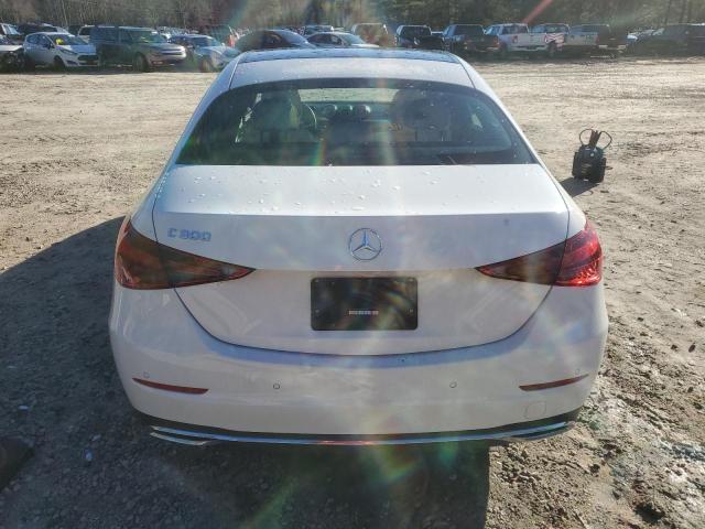 W1KAF4GB3PR117262 - 2023 MERCEDES-BENZ C 300 WHITE photo 6