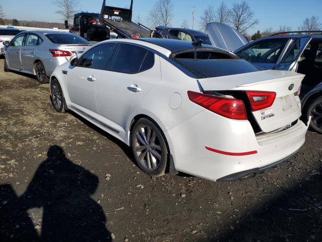 5XXGR4A61FG516907 - 2015 KIA OPTIMA SX WHITE photo 2