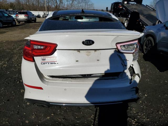 5XXGR4A61FG516907 - 2015 KIA OPTIMA SX WHITE photo 6