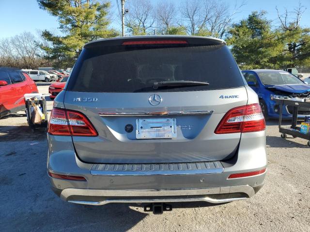 4JGDA5HB5FA526219 - 2015 MERCEDES-BENZ ML 350 4MATIC GRAY photo 6