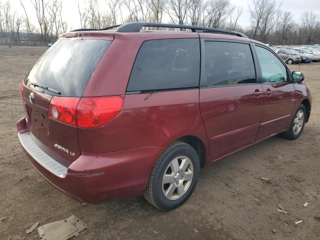 5TDZK23C39S272491 - 2009 TOYOTA SIENNA CE RED photo 3