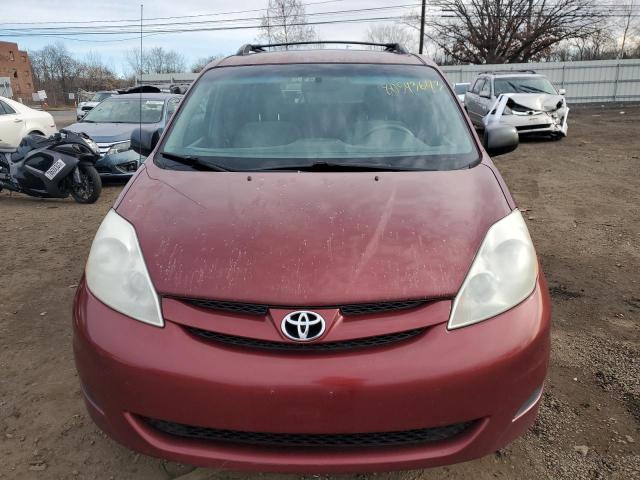 5TDZK23C39S272491 - 2009 TOYOTA SIENNA CE RED photo 5