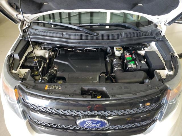 1FM5K8GT8EGA57703 - 2014 FORD EXPLORER SPORT WHITE photo 12