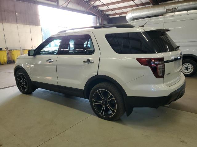 1FM5K8GT8EGA57703 - 2014 FORD EXPLORER SPORT WHITE photo 2