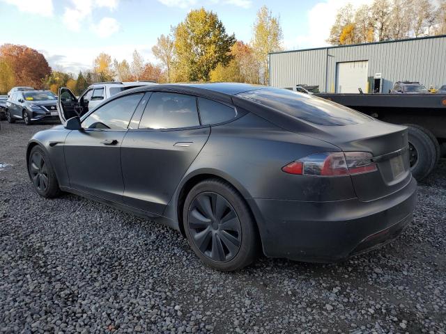 5YJSA1E56NF462815 - 2022 TESLA MODEL S BLACK photo 2