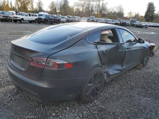 5YJSA1E56NF462815 - 2022 TESLA MODEL S BLACK photo 3