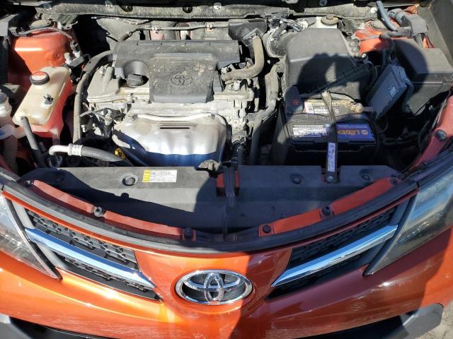 JTMRFREV7FJ035281 - 2015 TOYOTA RAV4 XLE ORANGE photo 12