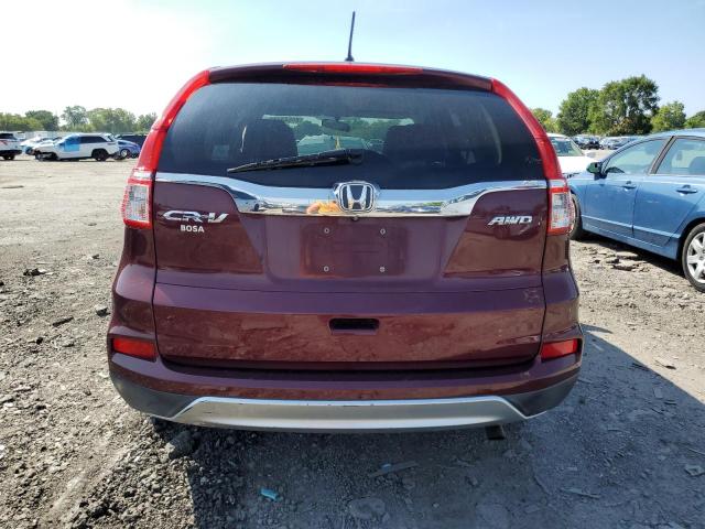 5J6RM4H58GL046620 - 2016 HONDA CR-V EX BURGUNDY photo 6