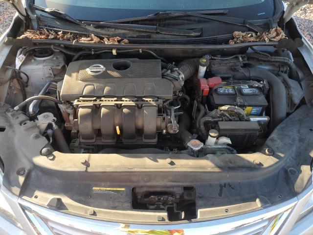 3N1AB7AP5FL629545 - 2015 NISSAN SENTRA S SILVER photo 11