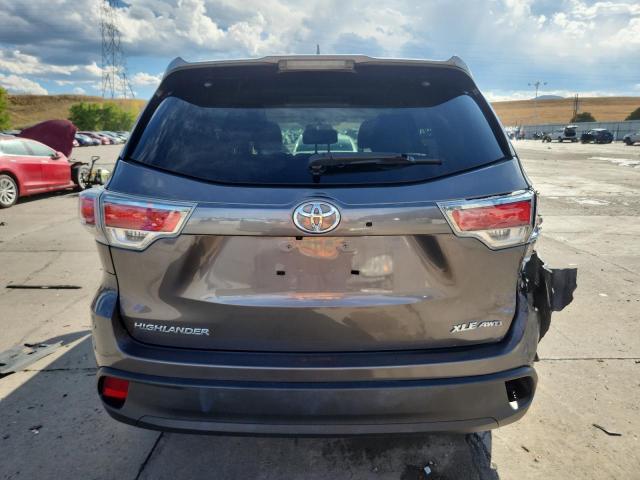 5TDJKRFH8GS354081 - 2016 TOYOTA HIGHLANDER XLE Թուխ լուսանկար 6