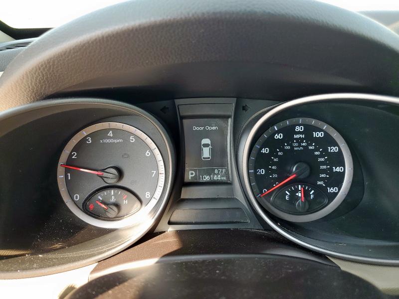 5XYZU3LB9FG267974 - 2015 HYUNDAI SANTA FE S CHARCOAL photo 9