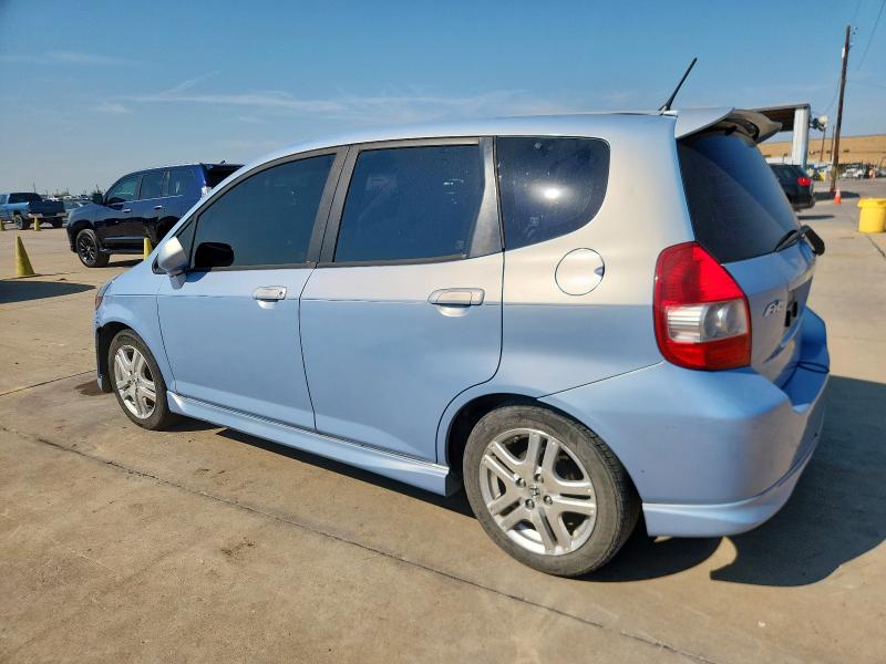 JHMGD38668S010091 - 2008 HONDA FIT SPORT BLUE photo 2