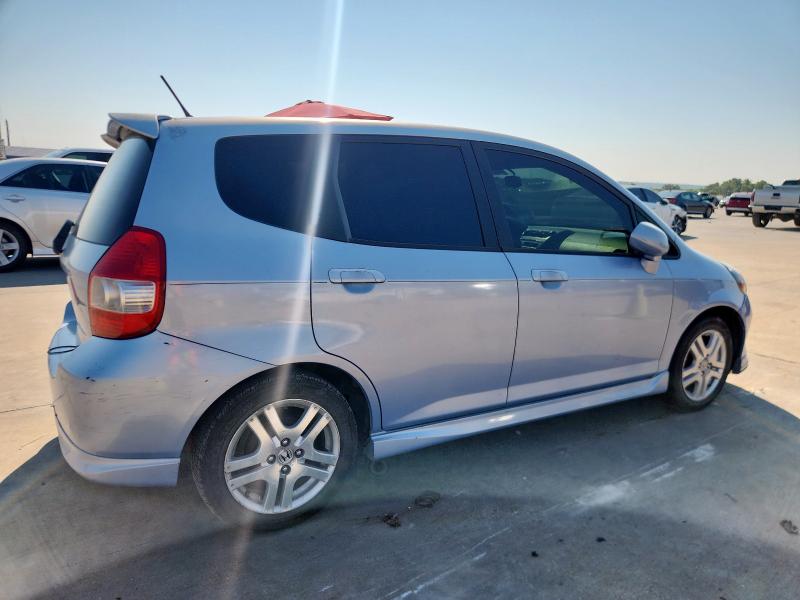 JHMGD38668S010091 - 2008 HONDA FIT SPORT BLUE photo 3