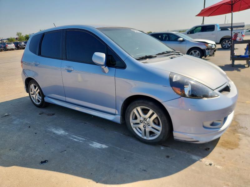 JHMGD38668S010091 - 2008 HONDA FIT SPORT BLUE photo 4