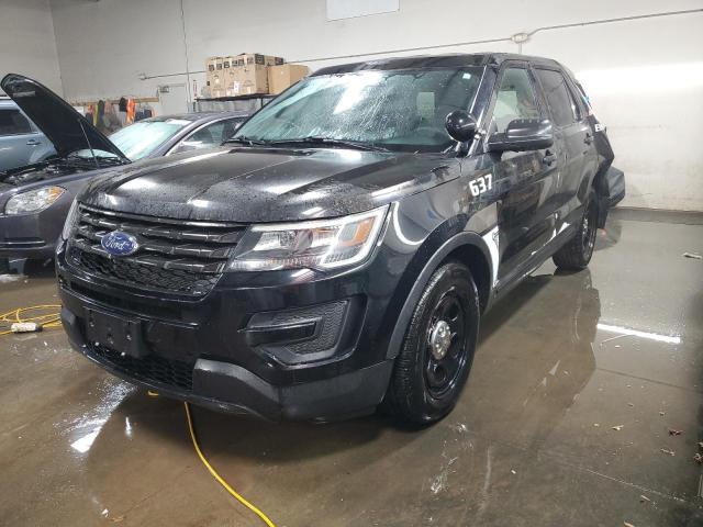 1FM5K8AR9JGB11985 - 2018 FORD EXPLORER POLICE INTERCEPTOR BLACK photo 1