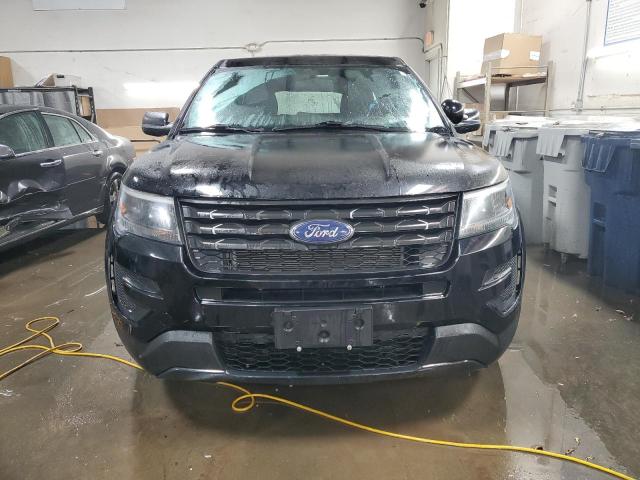 1FM5K8AR9JGB11985 - 2018 FORD EXPLORER POLICE INTERCEPTOR BLACK photo 5