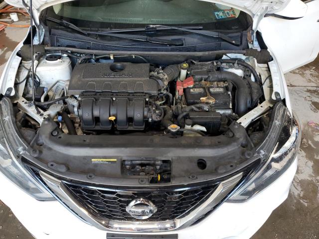 3N1AB7AP6KY345189 - 2019 NISSAN SENTRA S WHITE photo 11
