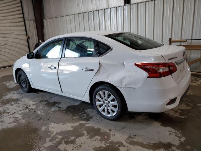 3N1AB7AP6KY345189 - 2019 NISSAN SENTRA S WHITE photo 2