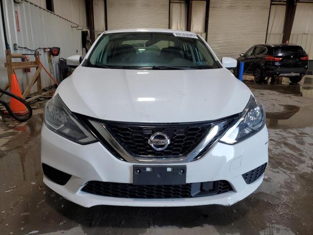 3N1AB7AP6KY345189 - 2019 NISSAN SENTRA S WHITE photo 5