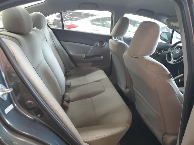 2HGFB2E56CH514814 - 2012 HONDA CIVIC LX GRAY photo 10