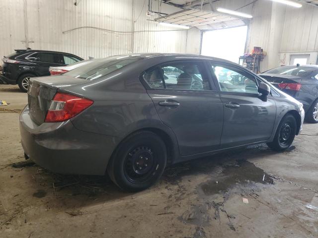 2HGFB2E56CH514814 - 2012 HONDA CIVIC LX GRAY photo 3