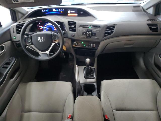 2HGFB2E56CH514814 - 2012 HONDA CIVIC LX GRAY photo 8