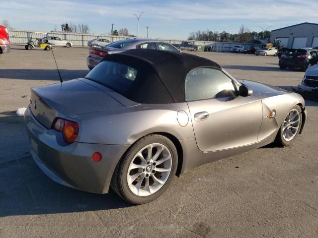 4USBT33493LS47546 - 2003 BMW Z4 2.5 GRAY photo 3