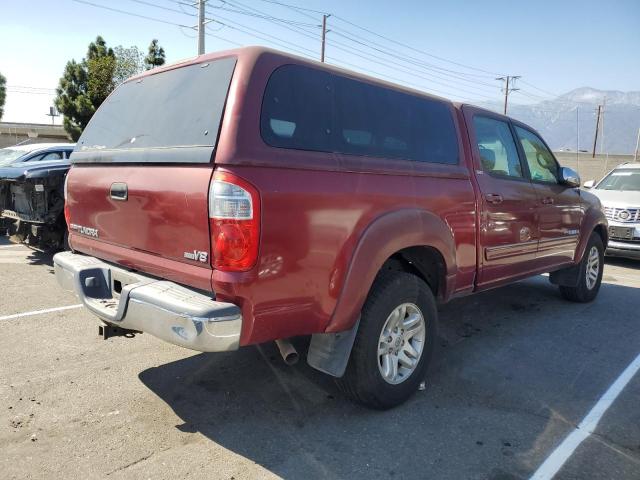 5TBET34175S493870 - 2005 TOYOTA TUNDRA DOUBLE CAB SR5 RED photo 3