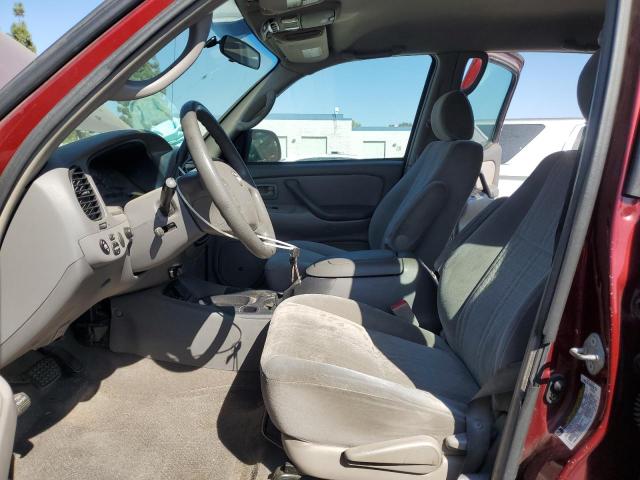 5TBET34175S493870 - 2005 TOYOTA TUNDRA DOUBLE CAB SR5 RED photo 7