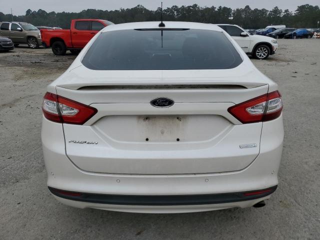 3FA6P0HR2DR153502 - 2013 FORD FUSION SE WHITE photo 6