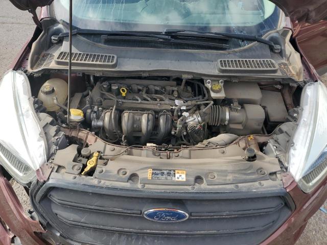 1FMCU0F79JUA24485 - 2018 FORD ESCAPE S MAROON photo 11