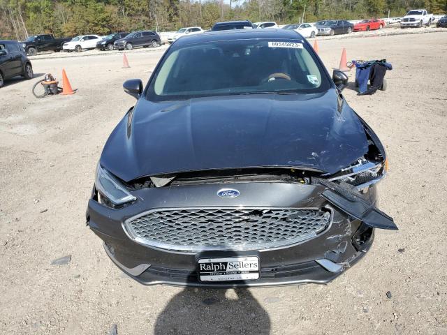 3FA6P0RU9LR129845 - 2020 FORD FUSION TITANIUM BLACK photo 5