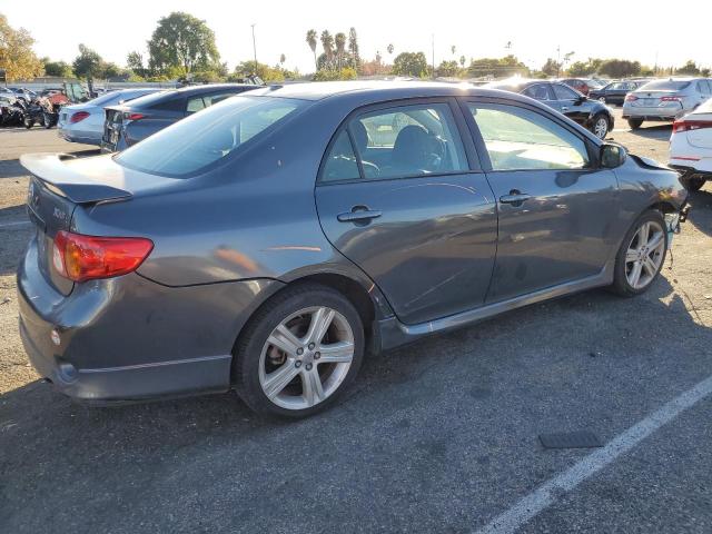 1NXBE40E89Z127738 - 2009 TOYOTA COROLLA XRS GRAY photo 3