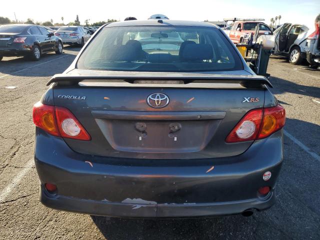 1NXBE40E89Z127738 - 2009 TOYOTA COROLLA XRS GRAY photo 6