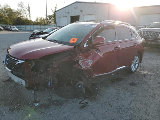 2T2ZK1BA0AC004176 - 2010 LEXUS RX 350 RED photo 1