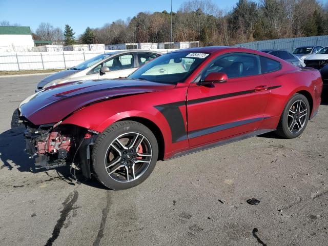 1FA6P8TH4K5101947 - 2019 FORD MUSTANG RED photo 1