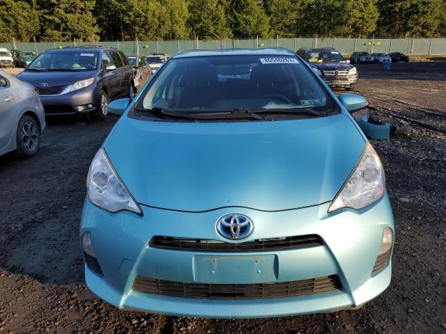 JTDKDTB34E1073105 - 2014 TOYOTA PRIUS C TURQUOISE photo 5